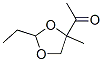 Ethanone,1-(2-ethyl-4-methyl-1,3-dioxolan-4-yl)-(9ci) Structure,344294-33-3Structure