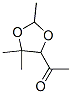 Ethanone,1-(2,5,5-trimethyl-1,3-dioxolan-4-yl)-(9ci) Structure,344294-34-4Structure