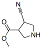 3-Pyrrolidinecarboxylicacid,4-cyano-,methylester(9ci) Structure,344294-42-4Structure