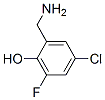 Phenol ,2-(aminomethyl)-4-chloro-6-fluoro- Structure,344326-64-3Structure