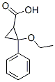 Cyclopropanecarboxylic acid,2-ethoxy-2-phenyl-(9ci) Structure,344334-39-0Structure