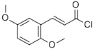 3-(2,5-Dimethoxyphenyl)-2-propenoyl chloride Structure,344402-16-0Structure