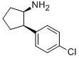 Cis-2-(4-chloro-phenyl)-cyclopentylamine Structure,344463-34-9Structure