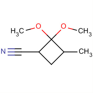 Cyclobutanecarbonitrile,2,2-dimethoxy-3-methyl-(9ci) Structure,344747-08-6Structure