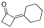 Cyclobutanone,2-cyclohexylidene-(9ci)Structure,344748-37-4Structure Cyclobutanone,2-cyclohexylidene-(9ci) Structure,344748-37-4Structure