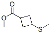 Cyclobutanecarboxylic acid,3-(methylthio)-,methyl ester (9ci) Structure,344750-31-8Structure