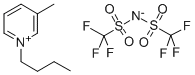 N-Butyl-3-methylpyridinium bis(trifluoromethylsulfonyl)imide Structure,344790-86-9Structure