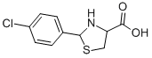 2-(4-Chloro-phenyl)-thiazolidine-4-carboxylic acid Structure,34491-29-7Structure