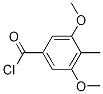 3,5-Dimethoxy-4-methyl-benzoyl chloride Structure,34523-76-7Structure