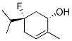 2-Cyclohexen-1-ol ,5-fluoro-2-methyl-5-(1-methylethyl)-,(1s,5s)-(9ci) Structure,345300-83-6Structure