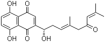 B,b-dimethylacrylalkannin Structure,34539-65-6Structure