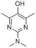 2-(Dimethylamino)-4,6-dimethylpyrimidin-5-ol Structure,345642-90-2Structure