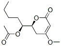 (S)-6-[(s)-1-acetoxypentyl ]-5,6-dihydro-4-methoxy-2h-pyran-2-one Structure,34565-33-8Structure