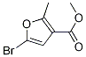 Methyl 5-bromo-2-methyl-3-furancarboxylate Structure,345891-28-3Structure