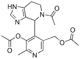 (9ci)-5-乙?；?4-[3-(乙?；趸?-5-[(乙酰基氧基)甲基]-2-甲基-4-吡啶]-4,5,6,7-四氫-1H-咪唑并[4,5-c]吡啶結(jié)構(gòu)式_34594-38-2結(jié)構(gòu)式