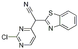 2-(Benzo[d]thiazol-2-yl)-2-(2-chloropyrimidin-4-yl)acetonitrile Structure,345986-38-1Structure