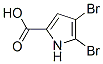 4,5-Dibromo-1H-pyrrole-2-carboxylic acid Structure,34649-21-3Structure