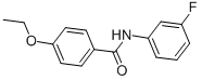 4-乙氧基-N-(3-氟苯基)苯甲酰胺結(jié)構(gòu)式_346693-54-7結(jié)構(gòu)式