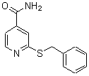 2-[(Phenylmethyl)thio]-pyridine-4-carboxamide Structure,347146-27-4Structure