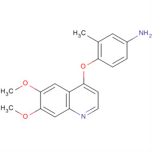 4-[(6,7-Dimethoxy-4-quinolyl)oxy]-3-methyl-aniline Structure,347161-76-6Structure