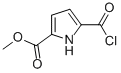 1H-pyrrole-2-carboxylic acid,5-(chlorocarbonyl)-,methyl ester (9ci) Structure,347362-31-6Structure