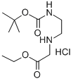 Ethyl N-(Boc-aminoethyl)glycinate HCl Structure,347890-34-0Structure