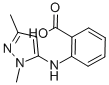 2-[(1,3-Dimethyl-1h-pyrazol-5-yl)amino]benzoic acid Structure,34798-68-0Structure