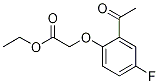 Ethyl 2-(2-acetyl-4-fluorophenoxy)acetate Structure,34849-57-5Structure