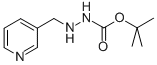 Tert-butyl 2-(pyridin-3-ylmethyl)hydrazinecarboxylate Structure,348628-13-7Structure