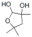 2,3-Furandiol ,tetrahydro-3,5,5-trimethyl-(9ci) Structure,348643-20-9Structure