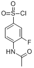 4-(Acetylamino)-3-fluorobenzenesulfonyl chloride Structure,349-71-3Structure