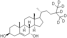 7A-hydroxycholesterol-25,26,26,26,27,27,27-d7 Structure,349553-94-2Structure