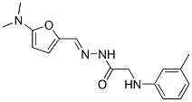 (9CI)-N-(3-甲基苯基)-甘氨酸[[5-(二甲基氨基)-2-呋喃]亞甲基]肼結(jié)構(gòu)式_349561-41-7結(jié)構(gòu)式