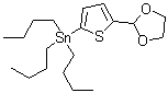 (5-(1,3-Dioxolan-2-yl)thiophen-2-yl)tributylstannane Structure,349616-56-4Structure