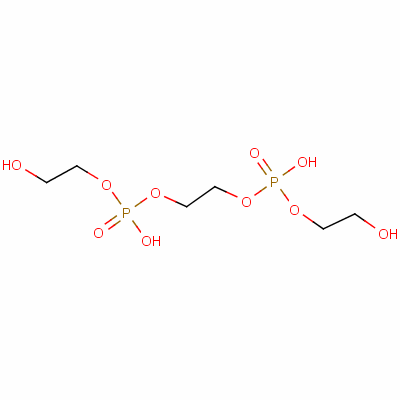 2-Hydroxyethyl 2-(hydroxy-(2-hydroxyethoxy)phosphoryl)oxyethyl hydrogen phosphate Structure,34994-91-7Structure