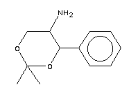 (4S,5s)-(+)-5-amino-2,2-dimethyl-4-phenyl-1,3-dioxane Structure,35019-66-0Structure