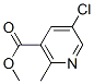 5-Chloro-2-methyl-3-pyridinecarboxylic acid methyl ester Structure,350597-49-8Structure