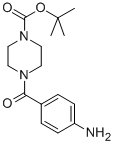 Tert-Butyl 4-(4-aminobenzoyl)tetrahydro-1(2H)-pyrazinecarboxylate Structure,350684-49-0Structure