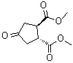 (1R,2r)-4-oxo-cyclopentane-1,2-dicarboxylic acid dimethyl ester Structure,35079-19-7Structure