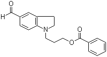 1-[3-(Benzoyloxy)propyl]-2,3-dihydro-1H-Indole-5-carboxaldehyde Structure,350797-52-3Structure