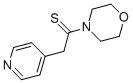 4-(4-Pyridinethioacetyl)morpholine Structure,35081-79-9Structure