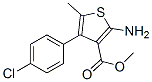 Methyl 2-amino-4-(4-chlorophenyl)-5-methyl-3-thiophenecarboxylate Structure,350989-57-0Structure