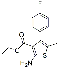 3-Thiophenecarboxylic acid, 2-amino-4-(4-fluorophenyl)-5-methyl-, ethyl ester Structure,350989-70-7Structure