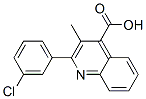 2-(3-Chlorophenyl)-3-methyl-4-quinolinecarboxylic acid Structure,350997-46-5Structure