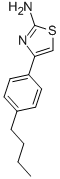 4-(4-Butylphenyl)thiazol-2-ylamine Structure,350997-72-7Structure