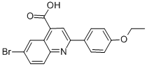 6-Bromo-2-(4-ethoxyphenyl)quinoline-4-carboxylic acid Structure,351001-28-0Structure