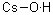 Cesium hydroxide monohydrate Structure,35103-79-8Structure