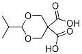 2-Isopropyl-5,5-dicarboxy-1,3-dioxane Structure,35113-49-6Structure