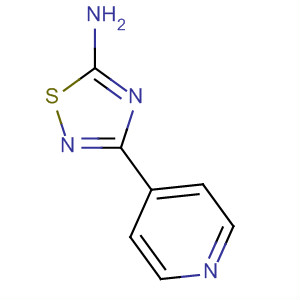 3-(4-Pyridyl)-1,2,4-thiadiazole-5-ylamine Structure,35115-35-6Structure