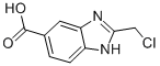 2-(Chloromethyl)-1H-benzoimidazole-5-carboxylic acid hydrochloride Structure,351226-57-8Structure